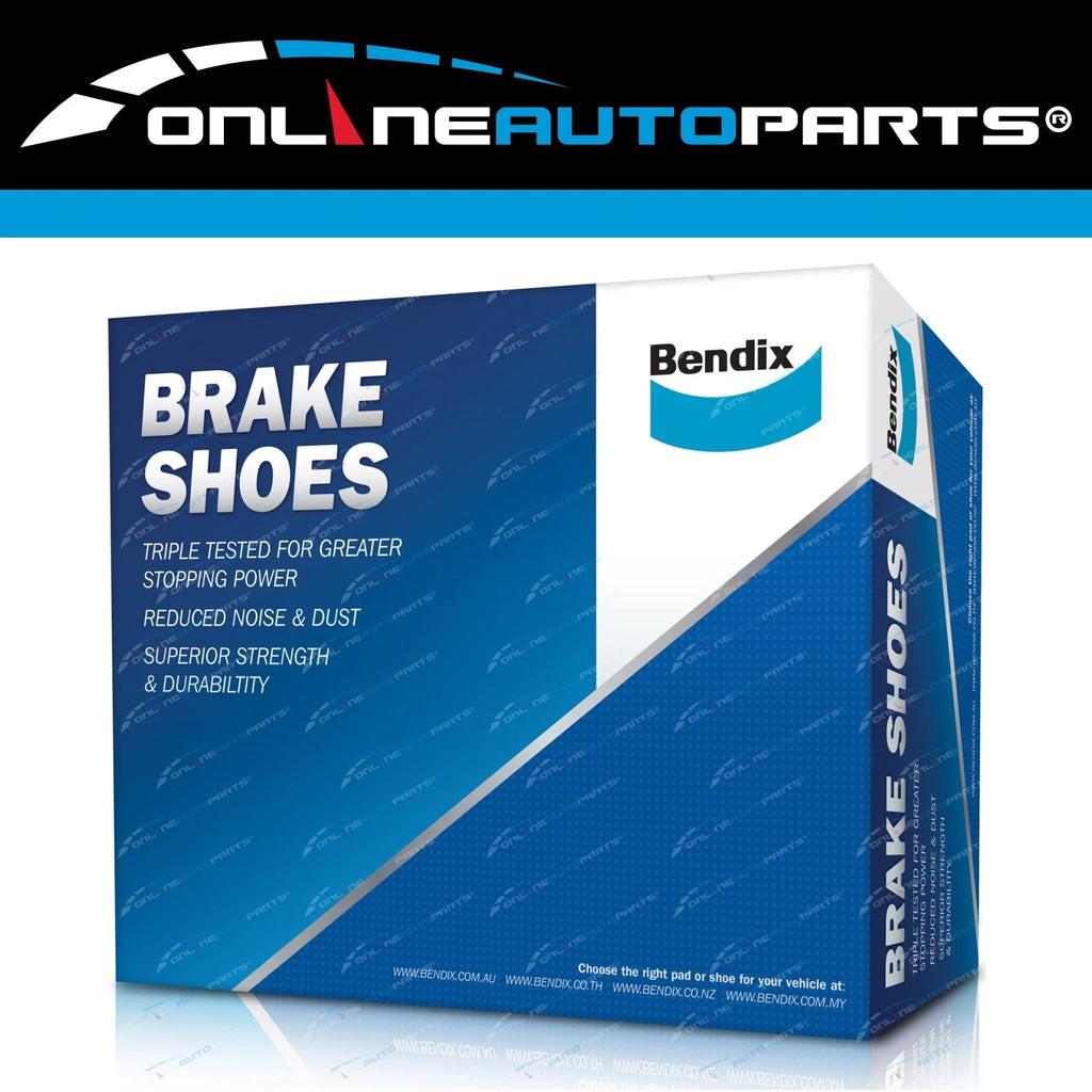 Rear Brake Shoes Bendix 4x4 for Toyota Hilux 2005on KUN26 GGN25 Set 4wd Ute