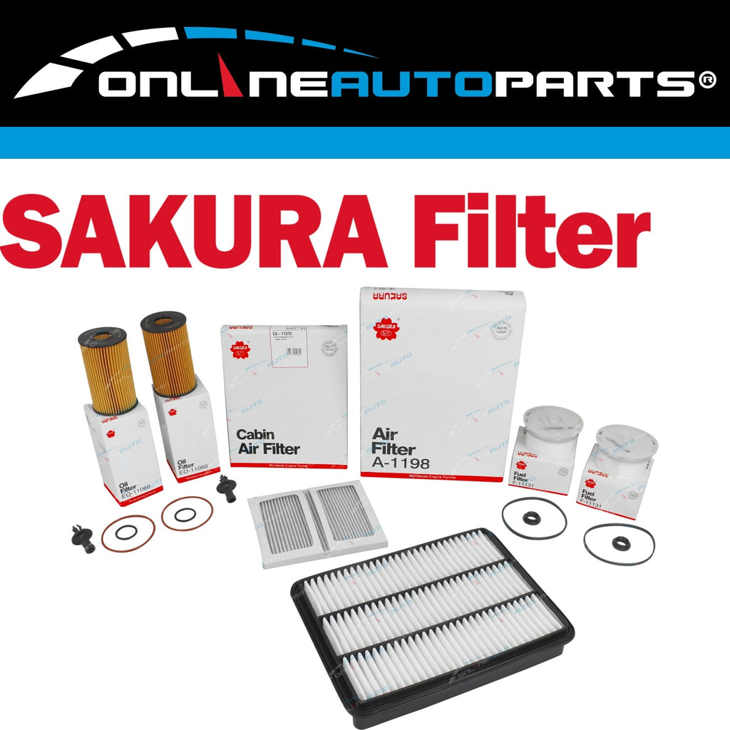 Air Oil Fuel Cabin Filter Service Kit for Toyota 78 79 Series V8 1VDFTV 4.5L