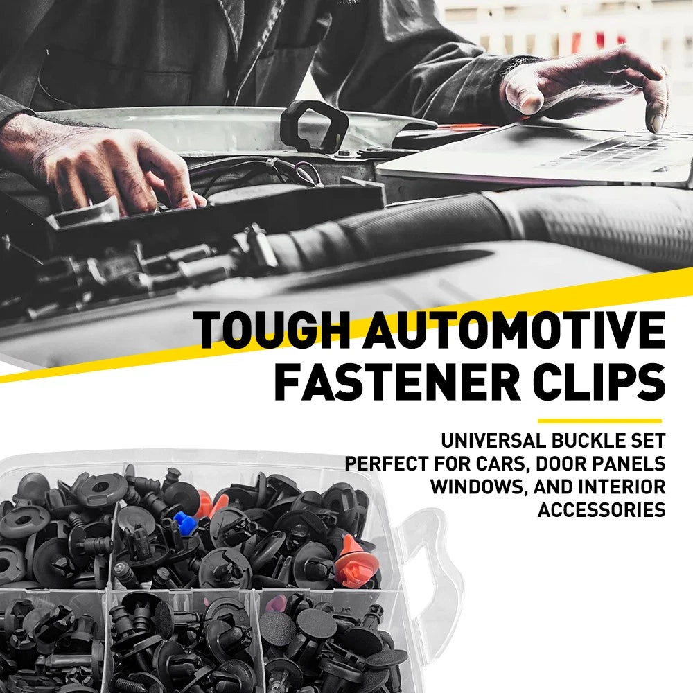 1300x Car Trim Body Clips Rivets Auto Retainer Panel Bumper Plastic Fastener