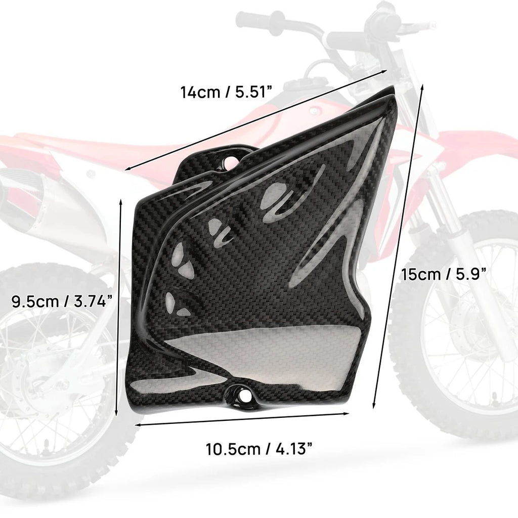 For Honda CRF110F Carbon Fiber Countershaft Sprocket Chain Protective Cover ST