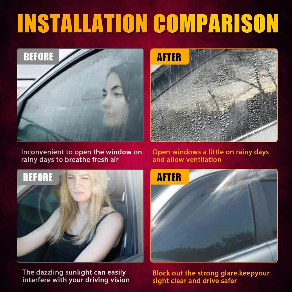 4x Weather Shield Weathershield Window Visors for Ford Everest Next-gen 2022+