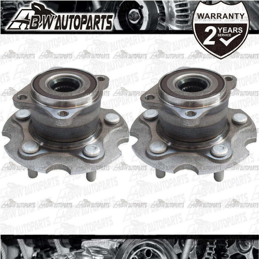 2 REAR WHEEL BEARING HUB FOR TOYOTA RAV4 ACA31 ACA31R ACA33R GSA33R 2006-2013