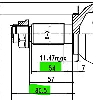 Load image into Gallery viewer, Front Left or Right CV Drive Shaft for Subaru Forester SJ S13 2013-2018 807mm