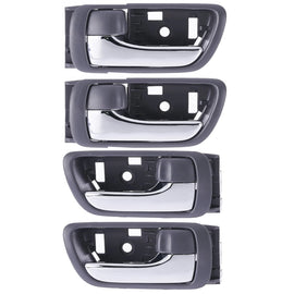 4pc Front Rear Left & Right Inner Door Handle Chrome For Toyota Camry CV36 02-06