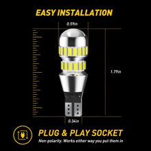 Load image into Gallery viewer, 2Pcs White 42 SMD 4014 LED T15 Car W16W Back Reverse Light Bulb 6000K 2600LM AU