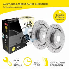 Load image into Gallery viewer, Rear Cross Drilled Brake Disc Rotors for Mercedes Benz ML250 ML350 W166 12-15