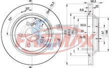 Load image into Gallery viewer, Fremax Rear Disc Rotors for Mercedes Benz S430 S430L W220 4.3 99-06 Vented