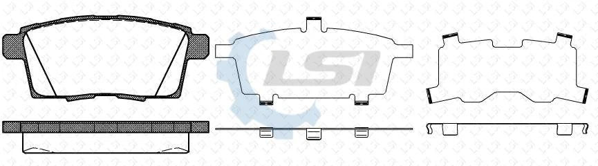 Rear Brake Pads and Disc Rotors set for Mazda CX7 ER 2006-2011