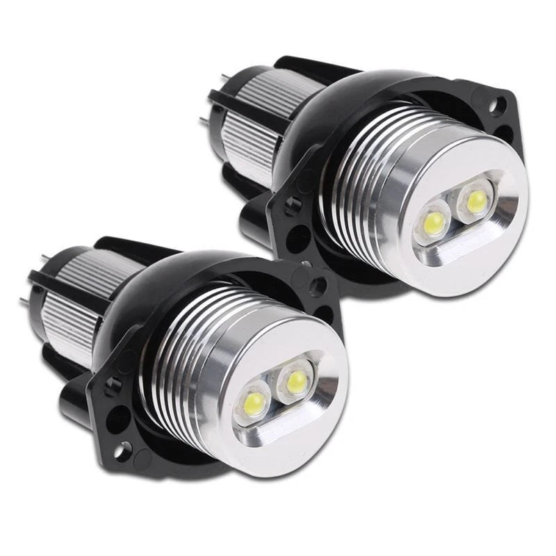 For E90 E91 3Series Angel Eye Halo Ring LED Light 6W Marker Bulb Xenon White ST