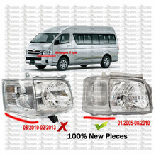 Load image into Gallery viewer, 2X Head Light Lamp For Toyota Hiace TRH KDH Van Bus 2005-2010 L&amp;R NEW