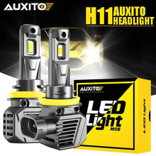 Load image into Gallery viewer, AUXITO H11 H8 LED Headlight Kit Globes High Low Beam Bulb 24000LM 6500K White