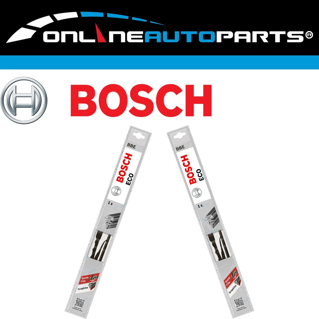 Front Pair Bosch Eco Wiper Blades Set for Mazda Premacy CP 2001~2003