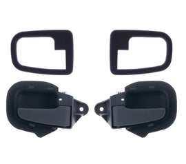 Front Black Inner Door Handles & Trim Cover 4pcs for BMW 3 Series E36 91-01 4-Dr