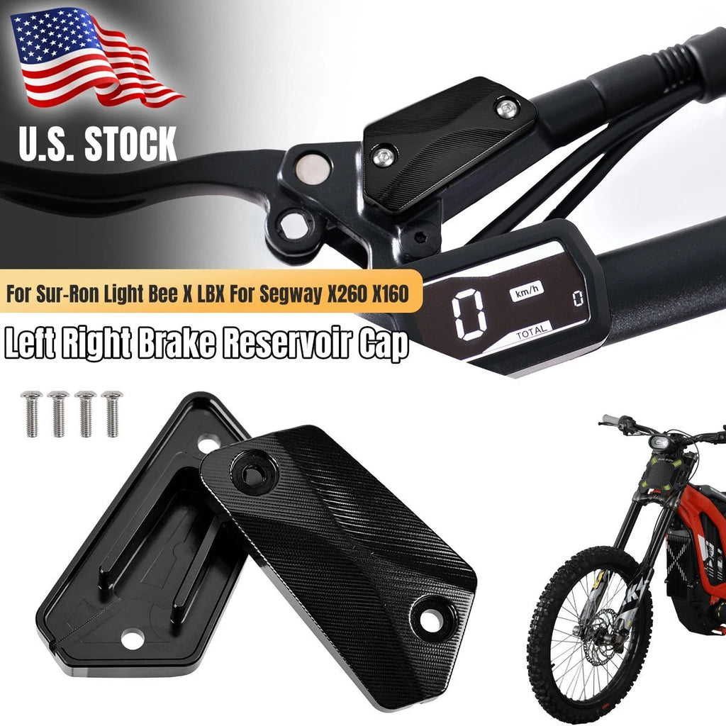 Left Right Brake Reservoir Cap For Sur Ron Light Bee X LBX For Segway X260 X160
