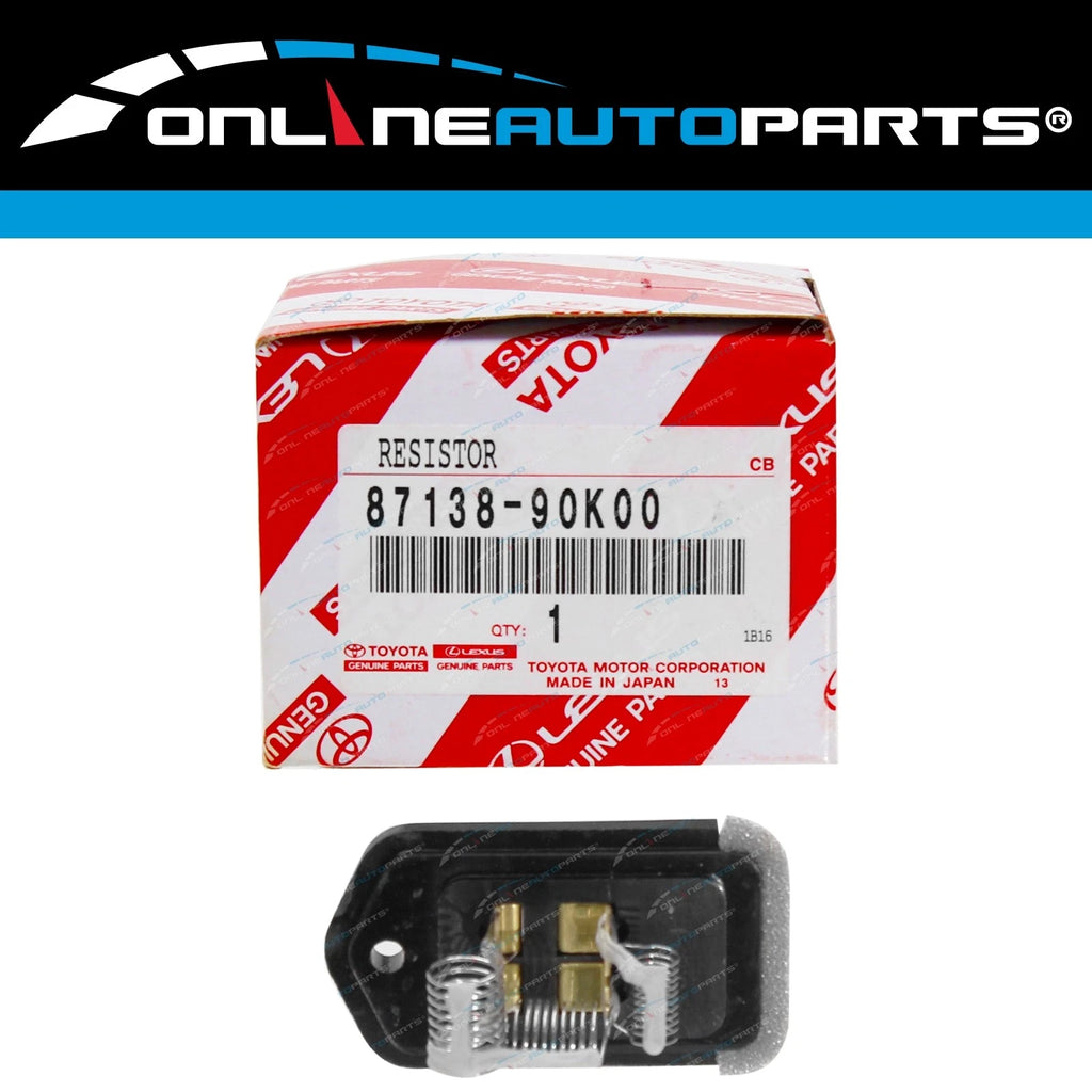Genuine Toyota Heater Fan Resistor for Landcruiser Bundera LJ70 2.4L 4cyl 2L-T