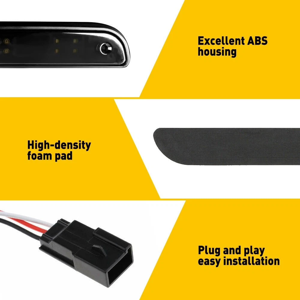 LED Brake Lights Tail Brake Indicator Strip STOP Trailer Truck Lights For Ford