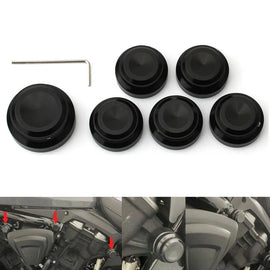 Black Nut Decoration Cover Cap Kit For Sportster S 1250 for Nightster 975 2022+