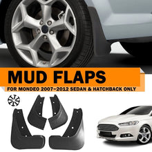 Load image into Gallery viewer, 4Pcs Black Mudguards Splash Guards Mud Flaps Mudflaps For Ford Mondeo 2007~2012