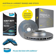 Load image into Gallery viewer, Front Bendix Heavy Duty Brake Pad + Rotor for HILUX 4WD KUN25 KUN26 GGN25 05-10