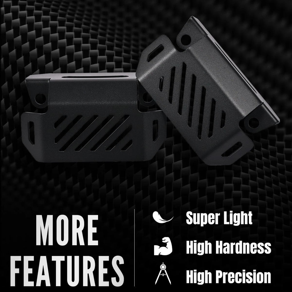 Anodized Black Front Brake Caliper Guards Protect Cover For Ducati DesertX 2022+