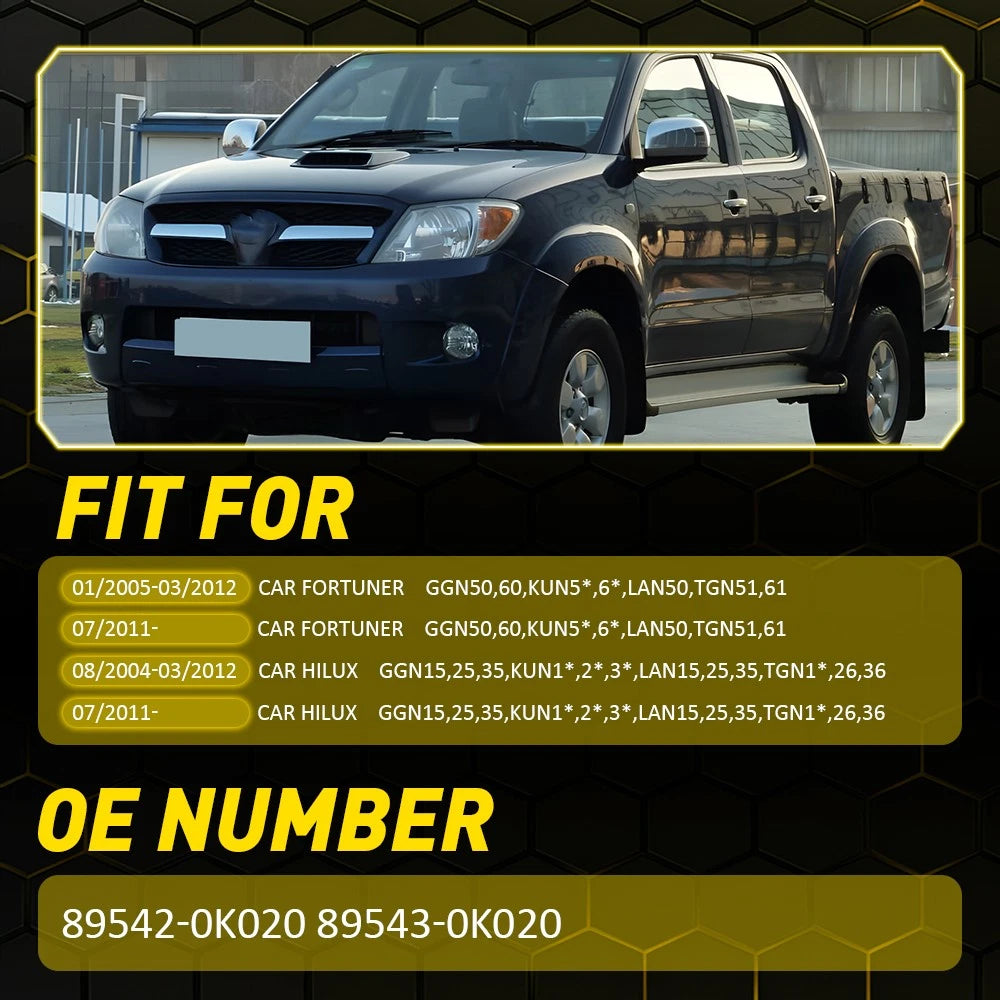 Set of 2x Front ABS Wheel Speed Sensor For Toyota Hilux KUN26 3.0L 2005-2015