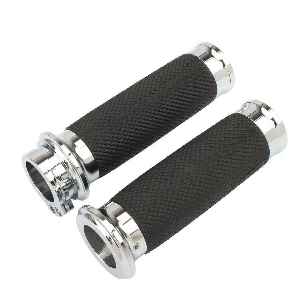 1" 25mm Hand Grips Handlebar For Harley Sportster Dyna Softail VRSC Touring ST