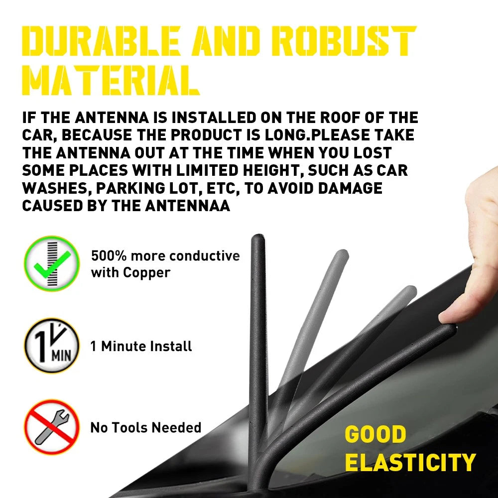 For Ford Falcon FG XR6 XR8 Ute 7" Antenna Aerial Mast Replace AM/FM Radio Signal