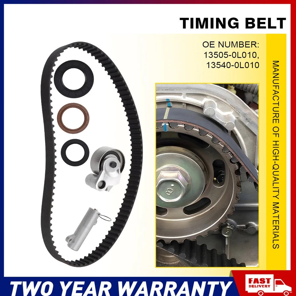 3XSeal Timing Belt + Tensioner Kit Fit Toyota Hilux KUN16R KUN26R 1KD-FTV Diesel
