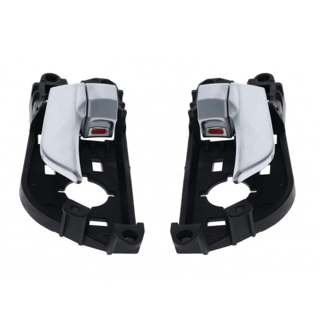 Door Handle Inner for Hyundai Veloster 11-17 Set of 2 Silver FRONT LEFT+RIGHT