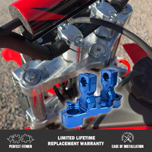 Load image into Gallery viewer, Billet Top Triple Clamp With Bar Mount Kit Blue For Honda CRF110F CRF125F 2019+