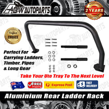 Load image into Gallery viewer, NEW Removable Black Rear Ladder Rack For Carrying Ladders Timber Pipes Long Gear