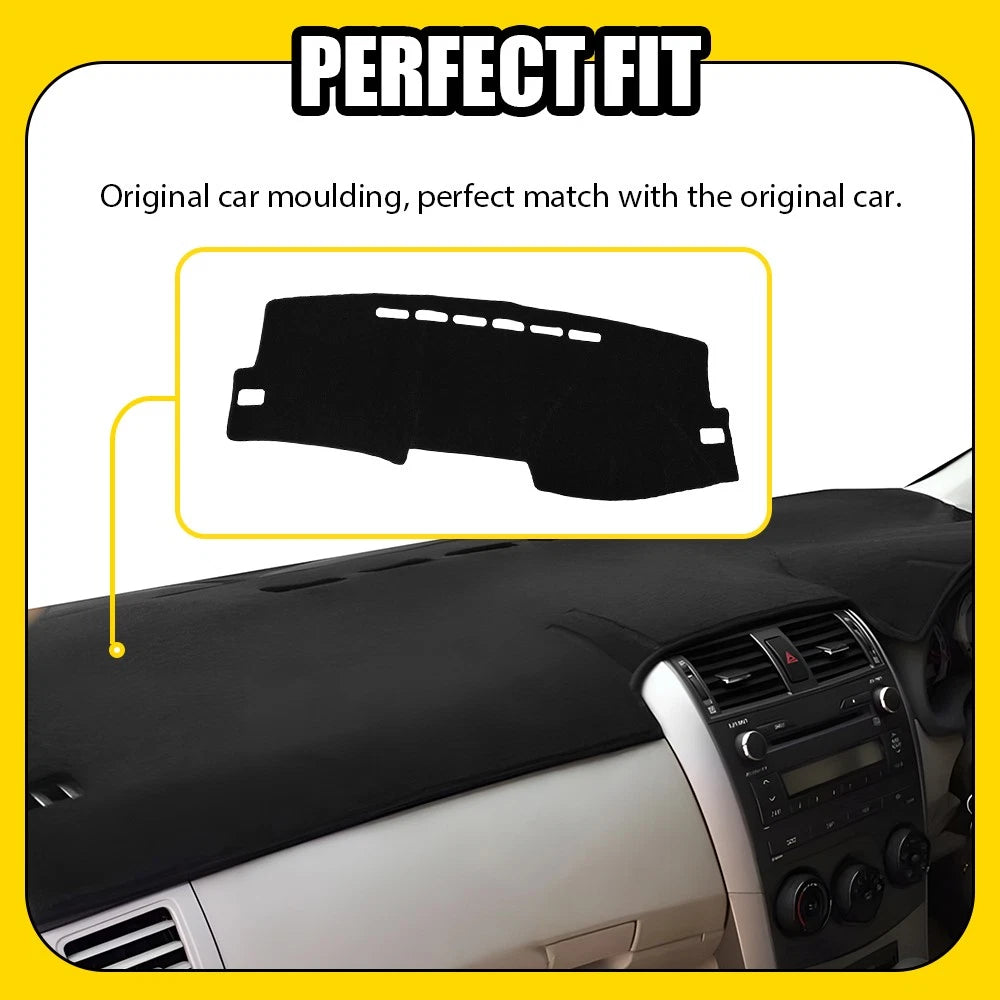 For Toyota Corolla 2007-2012 2008 Dashboard Cover Dash Mat Dashmat Pad Protector