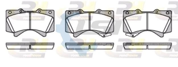 Front Bendix HD Brake Pads and Disc Rotors for LANDCRUISER UZJ200 VDJ200 07-15