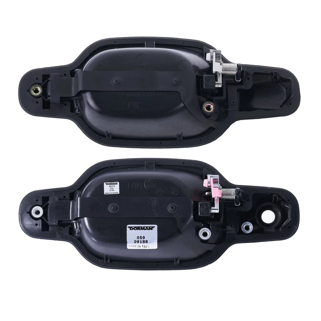 2pc FRONT LEFT & RIGHT Outer Door Handle Black for Isuzu D-Max 06-12 Holden RA/C