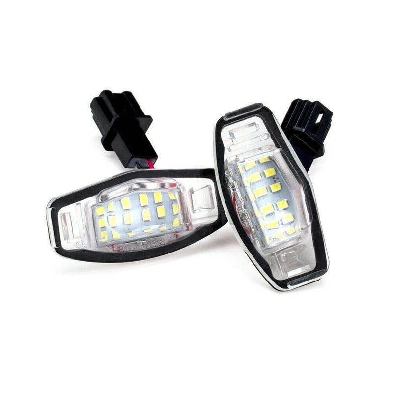 2x LED License Number Plate Light Lamps For Honda for Civic Accord for Odyssey