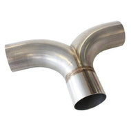 AF9544-2500 2.5" 304 Stainless Steel Mandrel Bend Y-Pipe