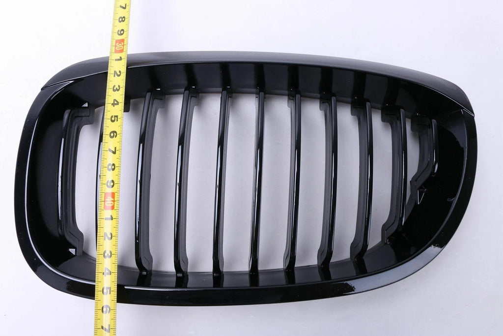 For BMW 3-Series E46 2-Door Coupe 02-06 Front Kidney Grill Grille Gloss Black ST