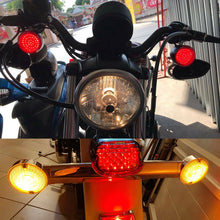 Load image into Gallery viewer, 2x 1156 LED Turn Signal Light Front Rear Indicator Amber Lamp For Harley Touring