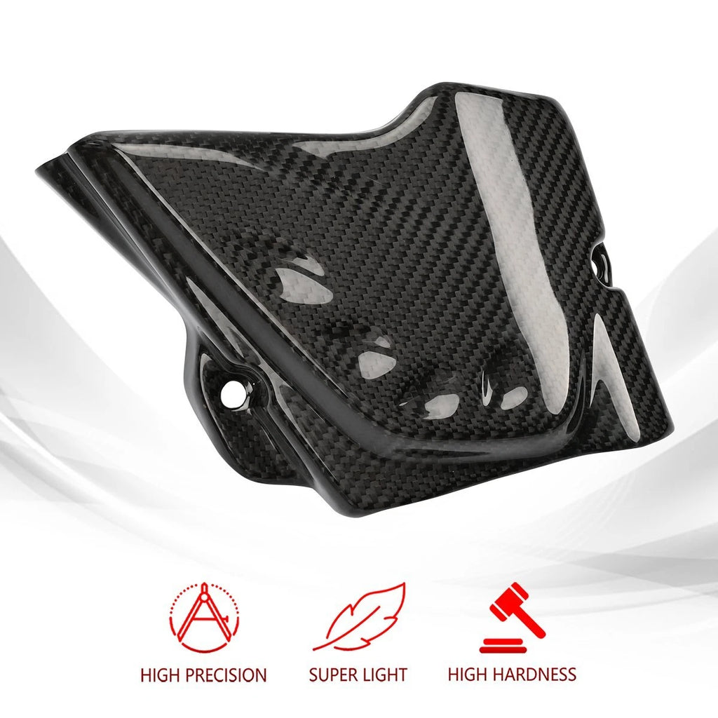 For Honda CRF110F Carbon Fiber Countershaft Sprocket Chain Protective Cover ST