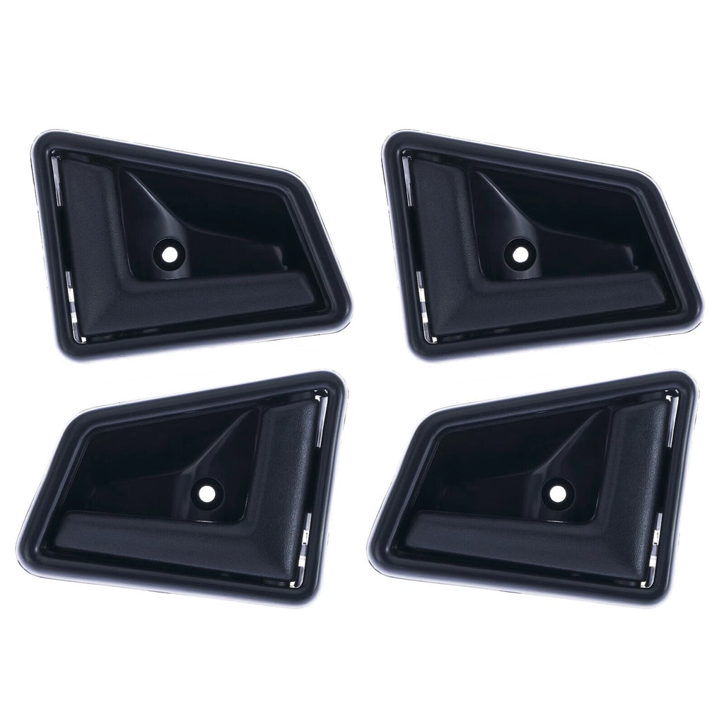 Door Handle Inner for Suzuki Vitara 88-98 Set of 4 Black FRONT REAR LEFT+RIGHT