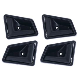 Door Handle Inner for Suzuki Vitara 88-98 Set of 4 Black FRONT REAR LEFT+RIGHT