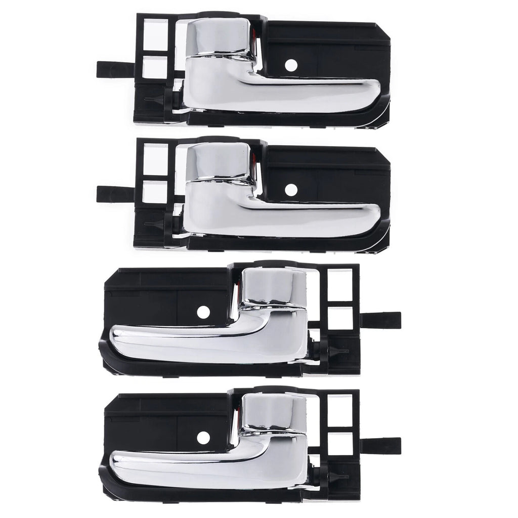 4 pc FRONT = REAR LEFT + RIGHT Door Handle Inner Chrome for Toyota Corolla 01-07