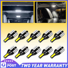 Load image into Gallery viewer, 10x Canbus White 194 168 W5W T10 LED Car Side Wedge Parker Light Globe Bulbs