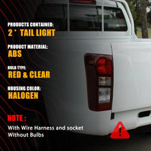 Load image into Gallery viewer, 2X For ISUZU D-MAX DMAX 2012-2016 W/ Wire Harness L+R Hand Tail Light Rear Lamp