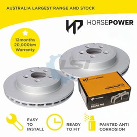 Rear Brake Pads and Disc Rotors Set for Ford TERRITORY SX (TS TX) SY SZ 04-16