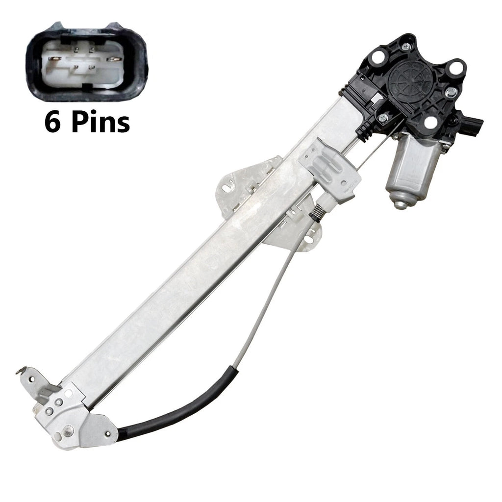 Rear Left Window Regulator With 6 Pins Motor for Honda Accord Euro CU 08-15