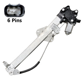 Rear Left Window Regulator With 6 Pins Motor for Honda Accord Euro CU 08-15