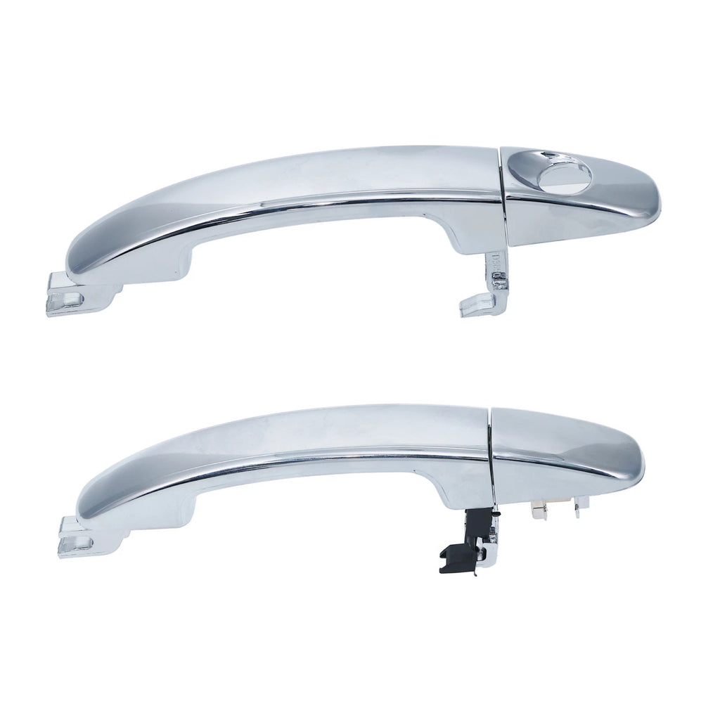2pc Front Left + Right Outer Door Handles Chrome for Ford Ranger PX BT50 11-22
