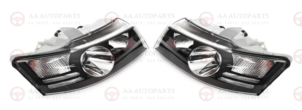 Projector Black Headlights Pair + LED Globes Holden Commodore VZ SS Calais HSV