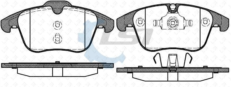 Front Brake Pads and 15.8mm studs Disc Rotors for Ford Mondeo 2.0 2.3 2007-2015